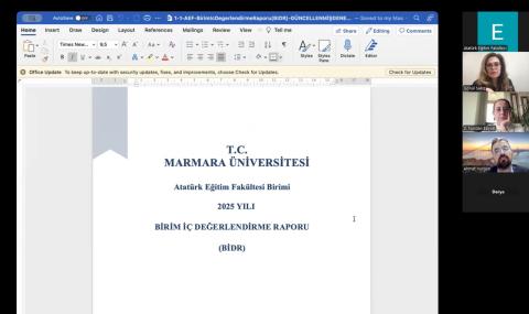 Atatürk Eğitim Fakültesi BİDR (Birim İç Değerlendirme Raporu)